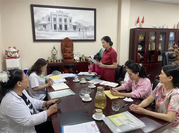 KIỂM TRA AN TOÀN THỰC PHẨM TRƯỜNG MẦM NON HOÀNG VĂN THỤ
