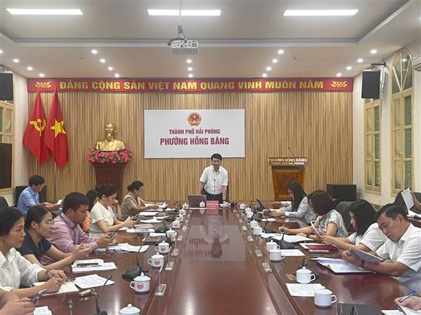  PHƯỜNG HỒNG BÀNG SƠ KẾT 6 THÁNG ĐẦU NĂM THỰC HIỆN NGHỊ QUYẾT SỐ 57-NQ/TW CỦA BỘ CHÍNH TRỊ
