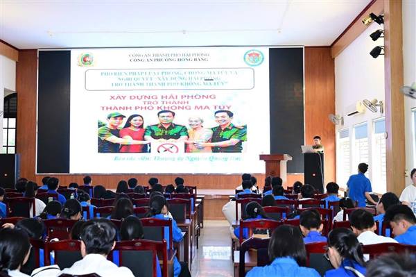 TUỔI TRẺ PHƯỜNG HỒNG BÀNG CHUNG TAY ĐẨY LÙI MA TÚY – XÂY DỰNG ĐỊA BÀN AN TOÀN, VĂN MINH
