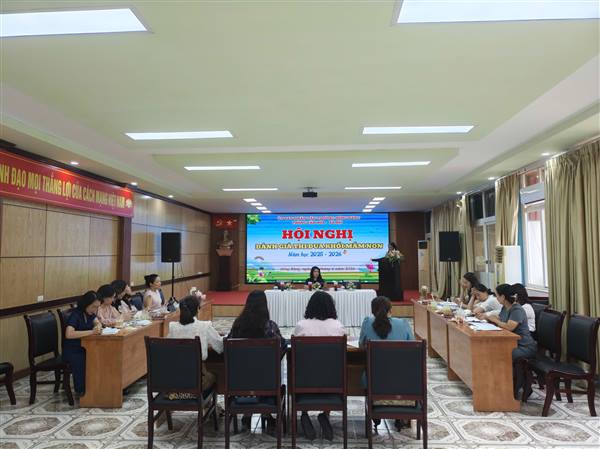Hội nghị đánh giá thi đua khối Giáo dục Mầm non năm học 2025-2026