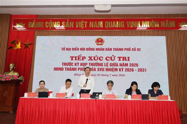 Phó Chủ tịch Thường trực HĐND thành phố Đào Trọng Đức tiếp xúc cử tri chuẩn bị Kỳ họp thường lệ giữa năm 2026
