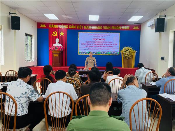 PHƯỜNG HỒNG BÀNG TỔ CHỨC HỘI NGHỊ SƠ KẾT 6 THÁNG ĐẦU NĂM 2026 CÔNG TÁC BẢO VỆ NỀN TẢNG TƯ TƯỞNG CỦA ĐẢNG, ĐẤU TRANH PHẢN BÁC CÁC QUAN ĐIỂM SAI TRÁI, THÙ ĐỊCH