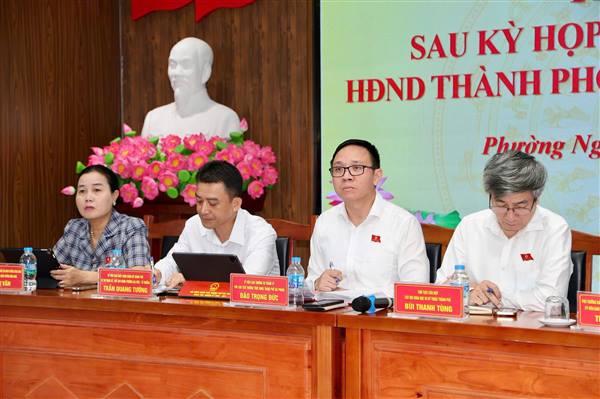 Tổ đại biểu số 02 HĐND thành phố tiếp xúc cử tri sau Kỳ họp thường lệ giữa năm 2026
