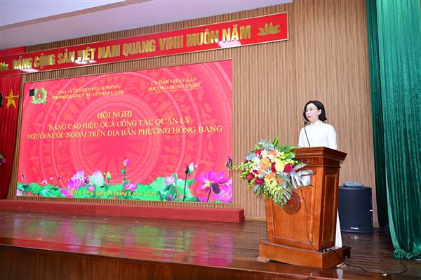 Phường Hồng Bàng: Tuyên truyền nâng cao công tác quản lý người nước ngoài
