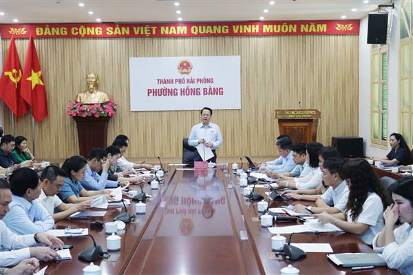 Ủy ban Dân nguyện và Giám sát của Quốc hội làm việc với phường Hồng Bàng về kết quả công tác tiếp công dân, giải quyết khiếu nại, tố cáo
