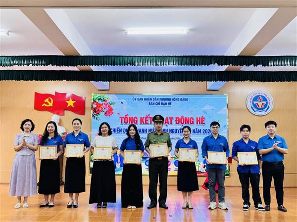 PHƯỜNG HỒNG BÀNG TỔNG KẾT HÈ VÀ CHIẾN DỊCH THANH NIÊN TÌNH NGUYỆN HÈ NĂM 2026