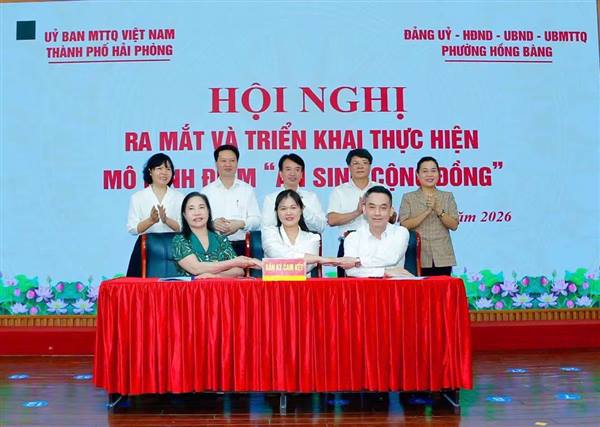 Ra mắt mô hình điểm “An sinh cộng đồng” năm 2026 tại phường Hồng Bàng
