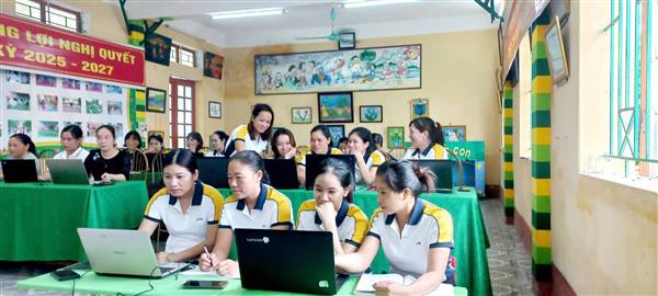 TRƯỜNG MẦM NON TÂN QUANG HƯỞNG ỨNG CUỘC THI “CÔNG DÂN SỐ HẢI PHÒNG – SỬ DỤNG THÔNG MINH, SỐNG AN TOÀN”