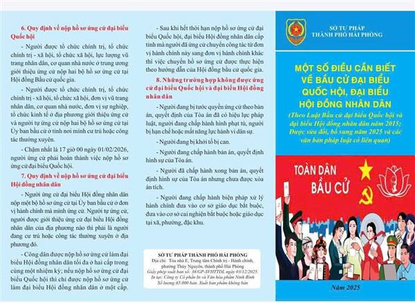 MỘT SỐ ĐIỀU CẦN BIẾT VỀ BẦU CỬ ĐẠI BIỂU QUỐC HỘI, ĐẠI BIỂU HỘI ĐỒNG NHÂN DÂN.