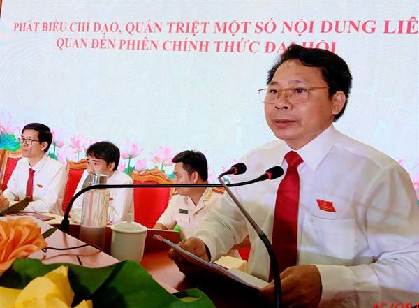 PHIÊN TRÙ BỊ ĐẠI HỘI ĐẠI BIỂU ĐẢNG BỘ XÃ HỒNG CHÂU LẦN THỨ I, NHIỆM KỲ 2025 - 2030 THÀNH CÔNG TỐT ĐẸP