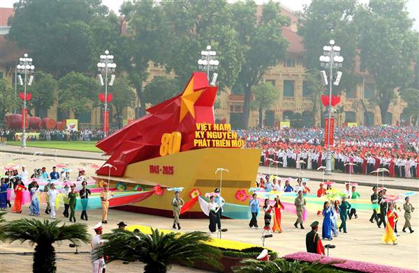 Lễ kỷ niệm diễu binh, diễu hành 80 năm Cách mạng Tháng Tám thành công và Quốc khánh 2/9