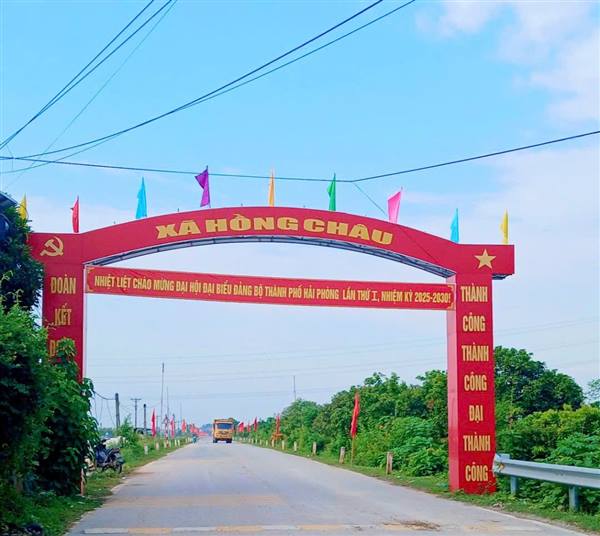 HỒNG CHÂU: ĐẨY MẠNH CÁC HOẠT ĐỘNG THÔNG TIN, TUYÊN TRUYỀN HƯỚNG TỚI ĐẠI HỘI ĐẠI BIỂU ĐẢNG BỘ THÀNH PHỐ HẢI PHÒNG LẦN THỨ I, NHIỆM KỲ 2025 - 2030.