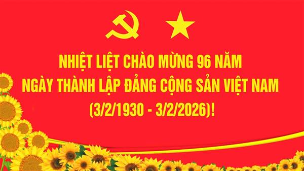 Xã  Hồng Châu phát huy truyền thống đoàn kết, chào mừng kỷ niệm 96 năm Ngày thành lập Đảng Cộng sản Việt Nam (03/02/1930 – 03/02/2026)