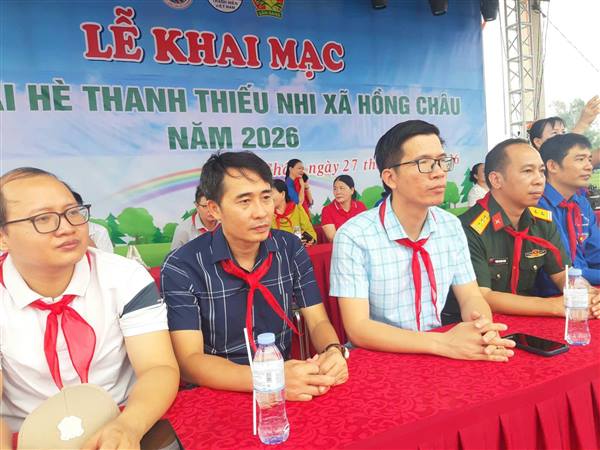 Hồng Châu khai mạc hội trại hè thanh thiếu nhi năm 2026