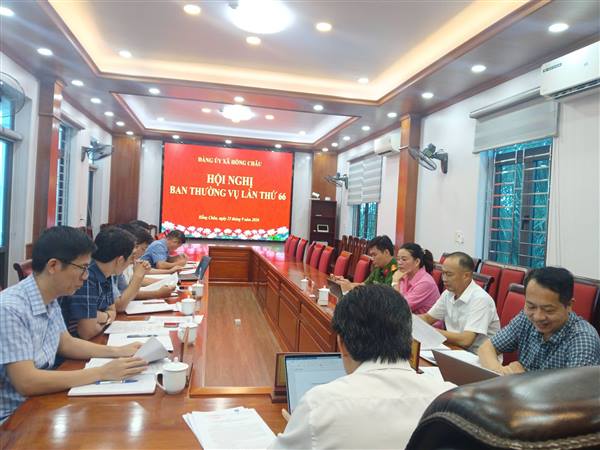 Hội nghị Ban Thường vụ Đảng ủy lần thứ 66