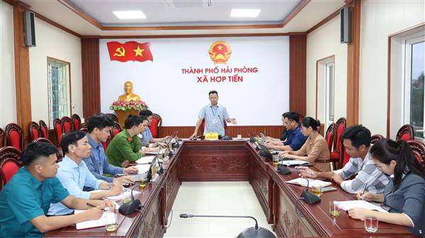 UBND xã Hợp Tiến tổ chức hội nghị đánh giá tình hình kinh tế - xã hội, quốc phòng, an ninh tháng 10 và triển khai nhiệm vụ tháng 11 năm 2025.