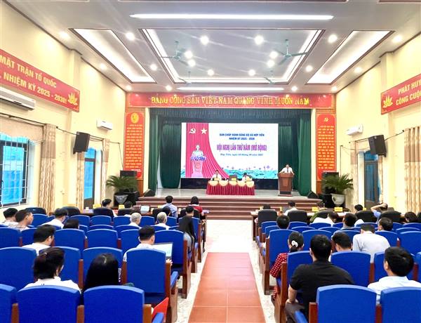 BAN CHẤP HÀNH ĐẢNG BỘ XÃ HỢP TIẾN NHIỆM KỲ 2025 – 2030 HỘI NGHỊ LẦN THỨ NĂM (MỞ RỘNG)