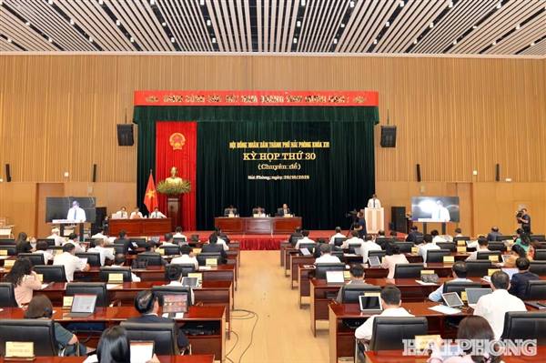 HẢI PHÒNG: KHẨN TRƯƠNG TRIỂN KHAI CÁC NGHỊ QUYẾT VỪA ĐƯỢC THÔNG QUA TẠI KỲ HỌP THỨ 30 HĐND THÀNH PHỐ 