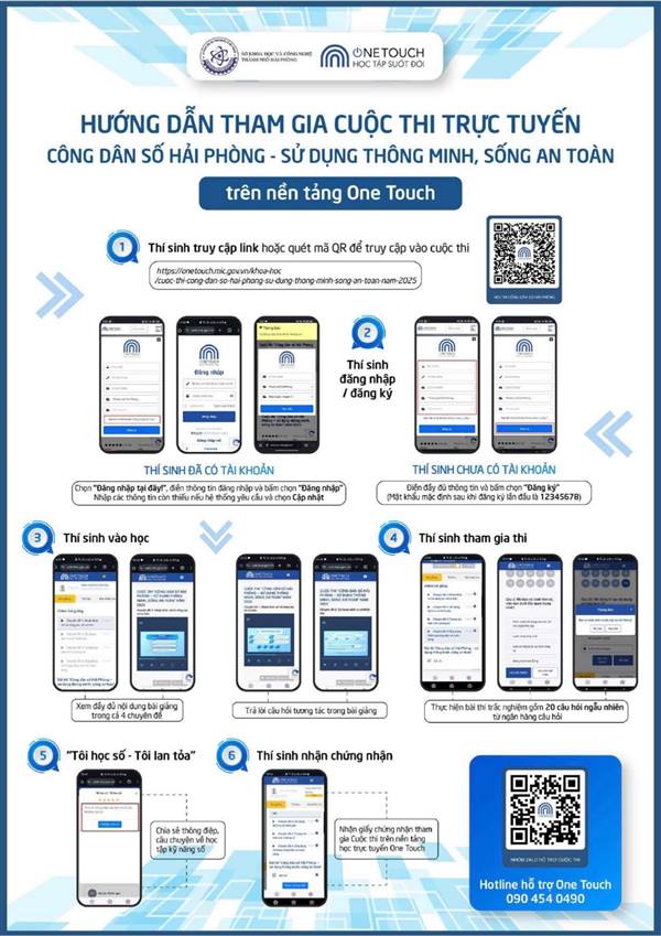 Hãy nhanh tay tham gia cuộc thi “Công dân số Hải Phòng - sử dụng thông minh, sống an toàn”