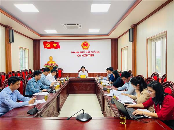 HỢP TIẾN XÂY DỰNG PHƯƠNG ÁN NHÂN SỰ GIỚI THIỆU ỨNG CỬ ĐẠI BIỂU HĐND XÃ KHÓA XXIII, NHIỆM KỲ 2026 – 2031