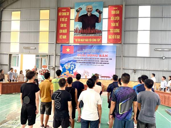Giải bóng bàn chào mừng Đại hội Đảng bộ xã lần thứ nhất, nhiệm kỳ 2025 - 2030
