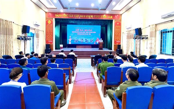 XÃ HỢP TIẾN TỔ CHỨC LỄ RA QUÂN GIẢI TỎA HÀNH LANG ATGT, TRẬT TỰ CÔNG CỘNG