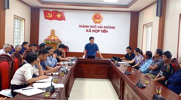 Xã Hợp Tiến đánh giá công tác thu gom và xử lý rác thải tại nguồn trên địa bàn xã