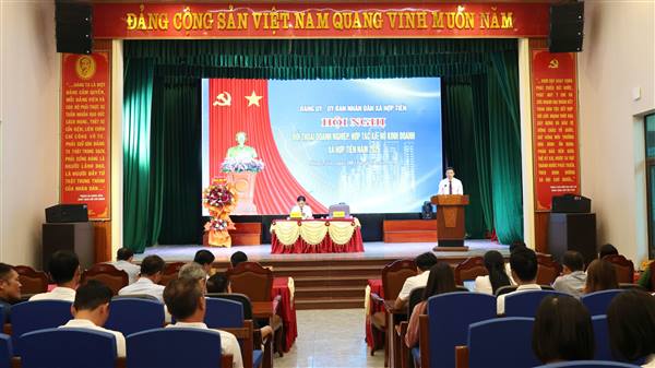 Hợp Tiến đối thoại với doanh nghiệp, hợp tác xã, hộ kinh doanh
