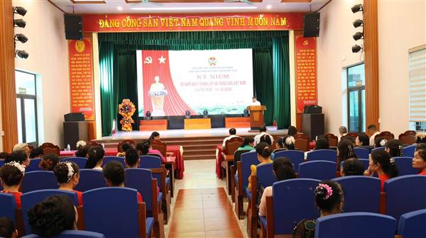 HỘI NÔNG DÂN XÃ HỢP TIẾN KỶ NIỆM 96 NĂM NGÀY THÀNH LẬP HỘI NÔNG DÂN VIỆT NAM