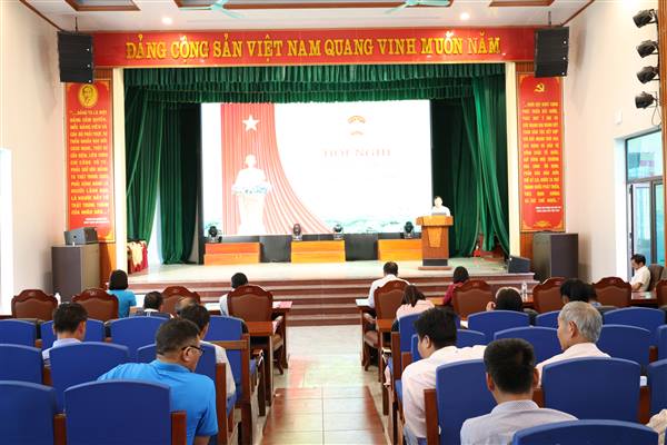 ỦY BAN MTTQ VIỆT NAM XÃ HỢP TIẾN TỔ CHỨC TỔNG KẾT CÔNG TÁC MẶT TRẬN THAM GIA CUỘC BẦU CỬ 
