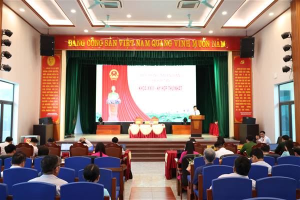 Kỳ họp thứ nhất HĐND xã Hợp Tiến nhiệm kỳ 2026 - 2031 bầu các chức danh chủ chốt