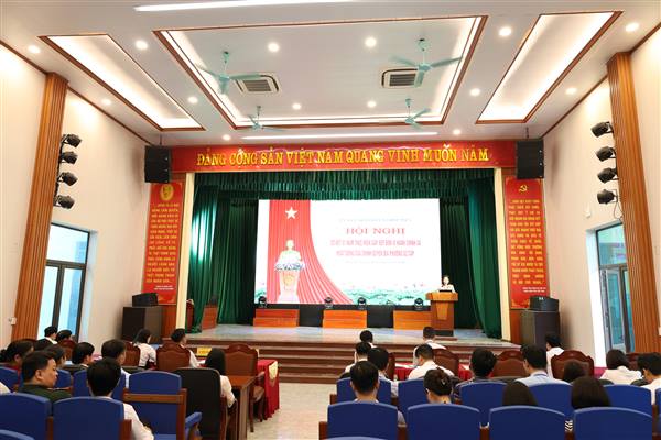 Hợp Tiến sơ kết 1 năm thực hiện mô hình chính quyền địa phương 2 cấp