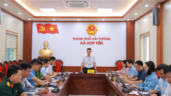 UBND xã Hợp Tiến tổ chức phiên họp thường kỳ tháng 5/2026