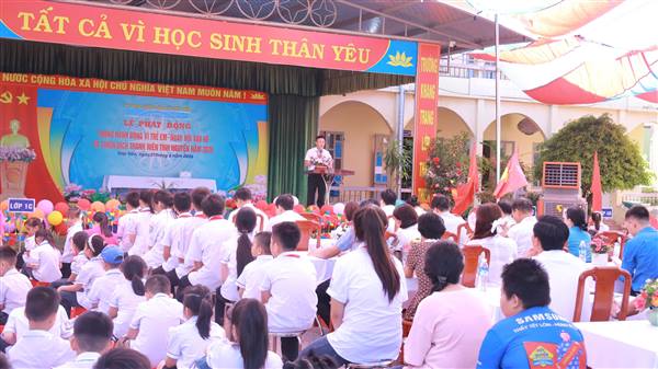 Xã Hợp Tiến phát động Tháng hành động vì trẻ em và Chiến dịch Thanh niên tình nguyện hè năm 2026