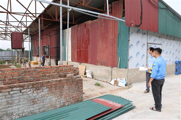 XÃ HỢP TIẾN XỬ LÝ VI PHẠM TẠI KHU VỰC BÃI SÔNG KINH THẦY, THỰC HIỆN NGHIÊM KẾT LUẬN THANH TRA CỦA CHÍNH PHỦ