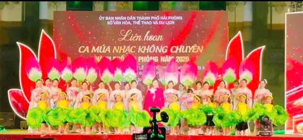 Xã Hợp Tiến đạt giải A tại Liên hoan Ca múa nhạc không chuyên thành phố Hải Phòng năm 2026