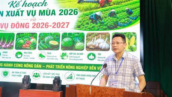 Hợp Tiến triển khai kế hoạch sản xuất vụ mùa 2026, vụ đông 2026-2027 