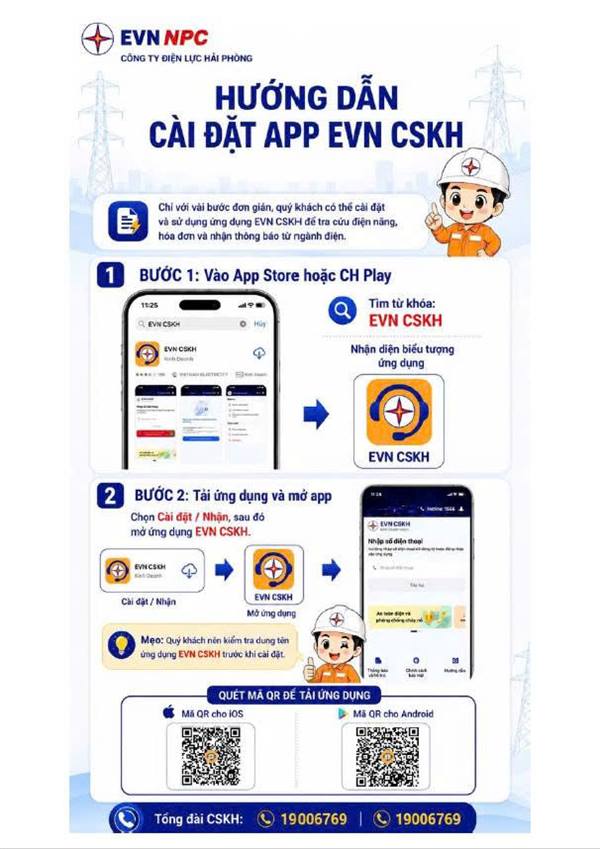 Hợp Tiến tuyên truyền người dân cài đặt và sử dụng ứng dụng EVN CSKH