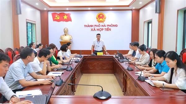 Hợp Tiến triển khai nhiệm vụ sau sắp xếp trường học, chuẩn bị năm học mới 