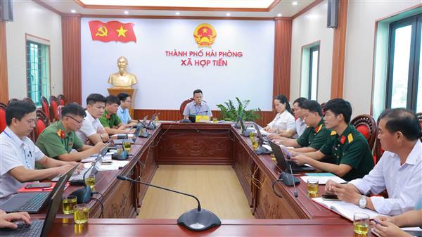 Xã Hợp Tiến tham dự phiên họp thường kỳ UBND thành phố tháng 9 năm 2026 