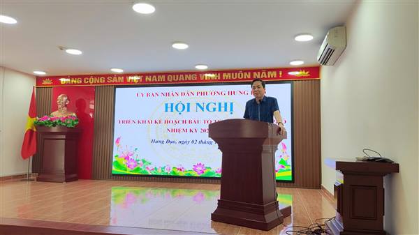Hội nghị triển khai Kế hoạch tổ chức bầu Tổ trưởng Tổ dân phố nhiệm kỳ 2025-2028