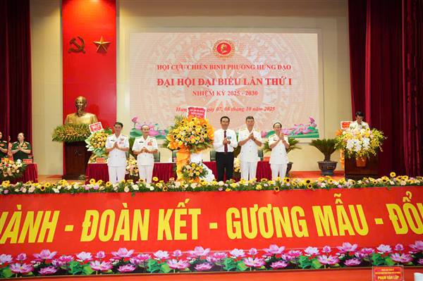 ĐẠI HỘI ĐẠI BIỂU HỘI CỰU CHIẾN BINH PHƯỜNG HƯNG ĐẠO LẦN THỨ I, NHIỆM KỲ 2025-2030