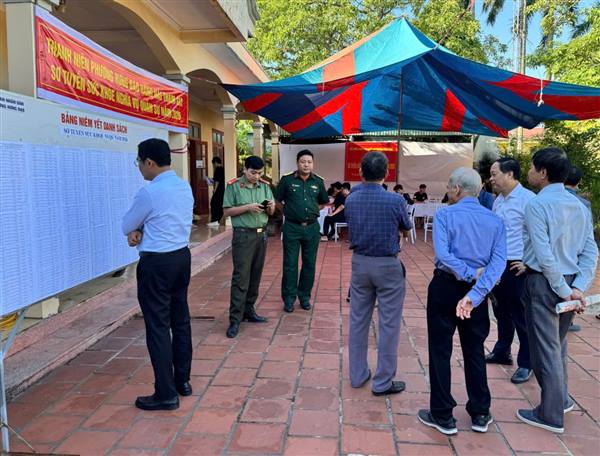 HỘI ĐỒNG NGHĨA VỤ QUÂN SỰ PHƯỜNG HƯNG ĐẠO (THÀNH PHỐ HẢI PHÒNG) TỔ CHỨC KHÁM SƠ TUYỂN NGHĨA VỤ QUÂN SỰ NĂM 2026