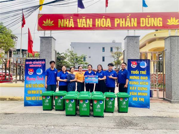 CÔNG TRÌNH THANH NIÊN CHÀO MỪNG THÀNH CÔNG ĐẠI HỘI ĐOÀN PHƯỜNG HƯNG ĐẠO LẦN THỨ NHẤT, NHIỆM KỲ 2025 - 2030 