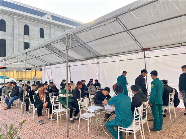 HỘI ĐỒNG NGHĨA VỤ QUÂN SỰ PHƯỜNG HƯNG ĐẠO TỔ CHỨC KHÁM TUYỂN NGHĨA VỤ QUÂN SỰ, NGHĨA VỤ THAM GIA CÔNG AN NHÂN DÂN NĂM 2026.