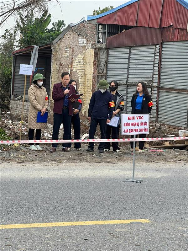 PHƯỜNG HƯNG ĐẠO THỰC HIỆN CÔNG TÁC GIẢI PHÓNG MẶT BẰNG PHỤC VỤ DỰ ÁN ĐƯỜNG VÀNH ĐAI 2 