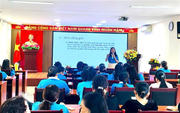 HỘI LHPN PHƯỜNG HƯNG ĐẠO TỔ CHỨC HỘI NGHỊ TUYÊN TRUYỀN BÌNH ĐẲNG GIỚI VÀ PHÒNG CHỐNG BẠO LỰC NĂM 2025