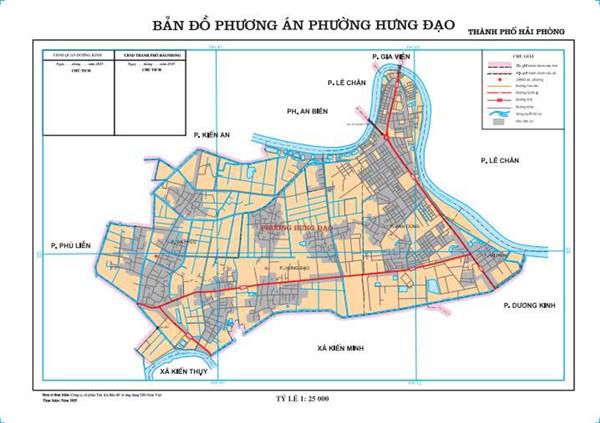 Uỷ ban nhân dân phường Hưng Đạo thông báo về việc thay đổi tên cơ quan, đơn vị theo địa giới hành chính.
