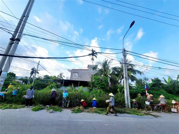 PHƯỜNG HƯNG ĐẠO RA QUÂN DỌN VỆ SINH MÔI TRƯỜNG,
PHÒNG CHỐNG DỊCH BỆNH CHUẨN BỊ ĐẠI HỘI ĐẢNG BỘ
