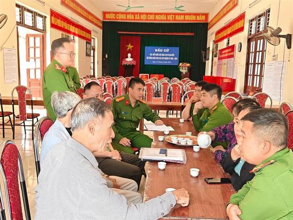 Công an phường Hưng Đạo triển khai phương án bảo đảm an ninh, trật tự phục vụ bầu cử đại biểu Quốc hội khóa XVI và đại biểu Hội đồng nhân dân các cấp nhiệm kỳ 2026 - 2031.